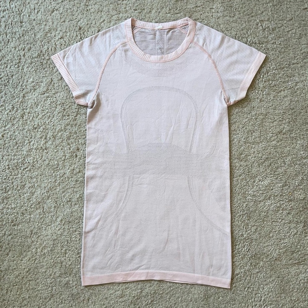 Lululemon Swiftly Tech Short Sleeve Shirt Pink